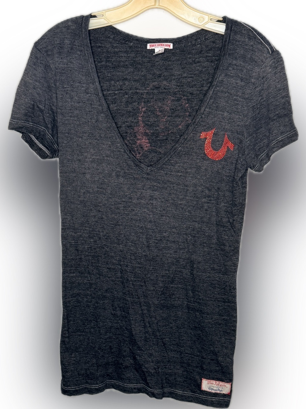 True Religion T-Shirt with Rhinestones